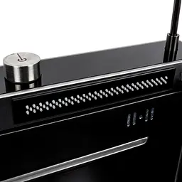 Кухонна мийка зі змішувачем Platinum Handmade Водоспад 75x45D PVD з нержавіючої сталі 78x45x21 см чорна - мініатюра 6