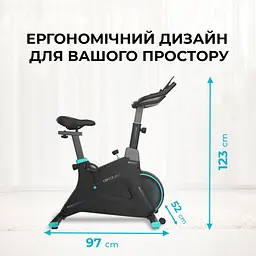 Велотренажер Cecotec DrumFit Indoor 10000 Magnetic Connected - мініатюра 2