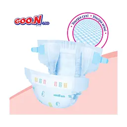 Підгузки GOO.N Plus 4-8 кг Розмір S, на ліпучках 62 шт (21001496) - мініатюра 9