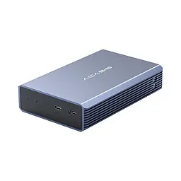 Корпус для жорстких дисків ACASIS EC-7252 USB 3.0 з підтримкою RAID до 12 ТБ для SATA HDD/SSD 2,5 дюйма (Синій)