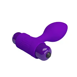 Анальна пробка Pretty Love Vibra Butt Plug фіолетовий - мініатюра 4