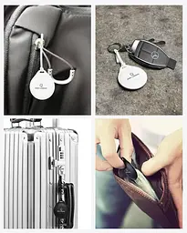 Шукачі предметів з додатком QING CAOQING Air Tag 4 Pack Find My для iOS - мініатюра 2