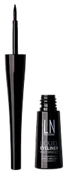 Рідка підводка для очей LN Professional Liquid Waterproof Eyeliner Hard Brush, тверда пензлик, відтінок 01, 3,5 мл - мініатюра 2