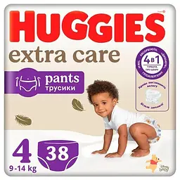 Підгузки Huggies Extra Care Pants 4 9-14 кг 38 шт (5029053549323)