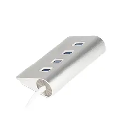 Хаб USB HU3A-4P-01, Silver Maxxter teh0023481 - мініатюра 3