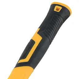 Киянка гумова Sigma 450 г фібергласова рукоятка. чорно-біла (4317241) - мініатюра 3