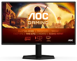 Монiтор 24.5" AOC 25G42E Black - мініатюра 1
