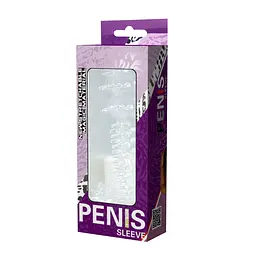 Насадка на член Penis Sleeve Clear 1 PRETTY LOVE BI-010045C 100578 - мініатюра 2