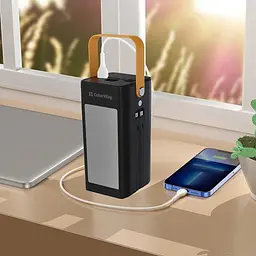 Універсальна мобільна батарея ColorWay LCD/Lamp 80000mAh Чорний (CW-PB800LPA8BK-PDD) - мініатюра 8