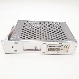 Блок живлення перфорований трансформатор адаптер 12В 60Вт 12V 5A 110v/220v Stone Pro 60W метал - мініатюра 2