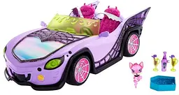 Колекційна модель машинки монстро-мобіль Monster High з аксесуарами фіолетова (HHK63) - мініатюра 2