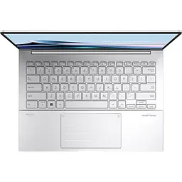 Ноутбук ASUS 14 Zenbook 14 UX3405CA 3K OLED/Intel U5-225H/16GB/1TB/Intel Arc/DOS/Foggy Silver (90NB14W2-M01V90) - мініатюра 4