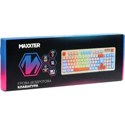Клавіатура Maxxter KBGW-3C01-UA Wireless UA White (KBGW-3C01-UA) - мініатюра 5