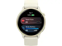 Смарт-годинник Garmin Vivoactive 6 Lunar Gold with Bone Band (010-02985-01) - мініатюра 4