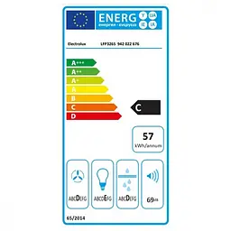 Витяжка телескопічна Electrolux LFP326S - мініатюра 7