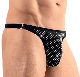 Чоловічі стрінги Svenjoyment Underwear Men's String L чорний - мініатюра 3