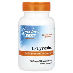 L-Тирозин L-Tyrosine 500 mg 120 Veggie Caps Doctor's Best vit0006637