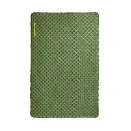Матрац туристичний надувний двомісний Naturehike CNK2450WS014, надлегкий, 200х132х8 см, зелений із мішком для надування