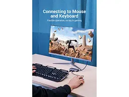 Док-станція для ноутбука Vention Hub 5-in-1 USB 3.1 Type-C (TNBHB) - мініатюра 5