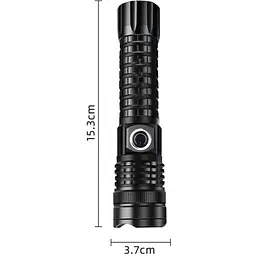 Ручний ліхтар RB-289 із зумом TG LED Type-C 18650 - мініатюра 4