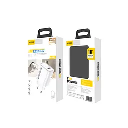 Мережевий зарядний пристрій Aspor A803 18W QC 3.0 + USB кабель Micro- білий - мініатюра 3