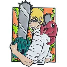 Значок Людина-бензопила Chainsaw Man