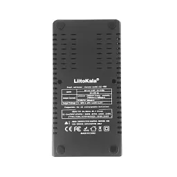 Зарядний пристрій для акумуляторів Liitokala 2 Slots, LCD display, Li-Ion, Ni-Mh, Ni-Cd, + AAAA, С, 10440/.../26650 (Lii-PD2)