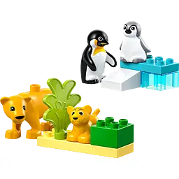 Конструктор LEGO DUPLO Сімейства диких тварин: Пінгвіни та Леви, 10 деталей (10442) - мініатюра 3