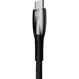 Кабель Baseus Glimmer Series USB-А to USB-C 100W 1m Black (CADH000401) [106120] - мініатюра 3