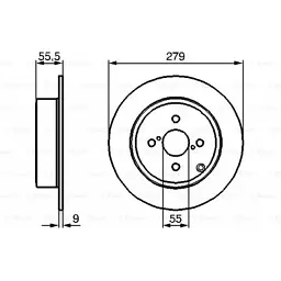 Гальмівний диск Bosch 0 986 479 149 - мініатюра 5
