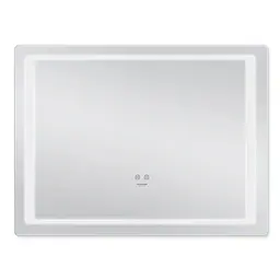 Дзеркало Kroner KRP Spiegel HR2 - 9070 з LED-підсвічуванням та антизапітнінням CV030034, Білий - мініатюра 4