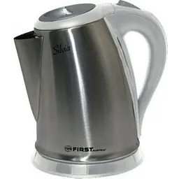 Електрочайник First FA-5410 Steel/White