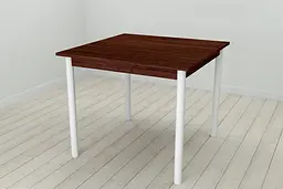 Стіл кухонний Ferrum-decor Агата 75x90x90 Білий ДСП Венге 16мм (FRD-105600) - мініатюра 2