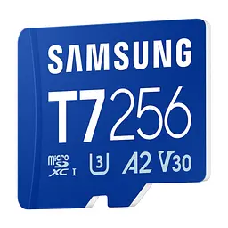 Карта пам'яті Samsung 256GB microSDXC class 10 UHS-I U3 V30 A2 T7 (MB-MB256T/WW) - мініатюра 2