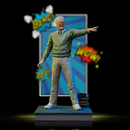 Статуетка MARVEL Stan Lee Legendary Years - 1/10 (Стен Лі) 21 см - мініатюра 3