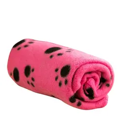Плед для тварин Paw Print Soft Fleece Pet Blanket 60х70 см Рожевий