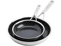 Набір сковорідок KitchenAid Multi-Ply Stainless Steel 20/28см (CC006065-001)