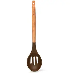 Ложка сервірувальна Fissman Chef’s Tools з отворами 32 см шоколадна (1459) - мініатюра 2