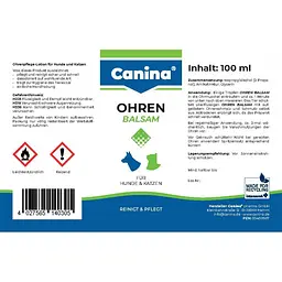 Бальзам лосьон для ухода за ушами Canina Ohren Balsam 100 мл - мініатюра 3