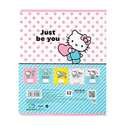 Зошит Kite Hello Kitty, 12 аркушів, лінія (HK22-234), в асортименті - мініатюра 4