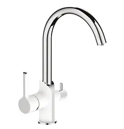 Змішувач для кухні Mixxus Premium EDEM 021 WHITE MI5924