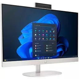 Комп'ютер персональний HP моноблок 245-G10 23.8' FHD IPS AG AMD R5-7520U 16GB F512GB UMA WiFi кл+м 3р Win11P білий (936K4EA) - мініатюра 3