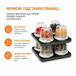Підставка квадратна Quartet Slate для 4-х подів, чорна - мініатюра 10