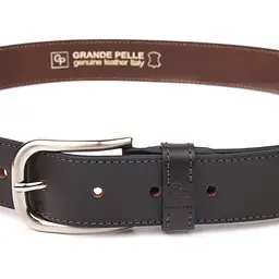 Чоловічий шкіряний ремінь GRANDE PELLE 4х120 см acs0024548 - мініатюра 5