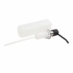 Дозатор миючого засобу Platinum Brushed SA001 Карбон, Чорний - мініатюра 2