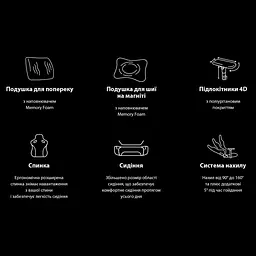 Ігрове крісло Anda Seat Phantom 3 Pro Fabric Dark Gray Size L (AD18YC-06-GB-F) - мініатюра 14