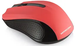 Миша Modecom MC-WM9, бездротова, 2кн., 1200dpi, нано ресівер чорно-червона (M-MC-0WM9-150) - мініатюра 4
