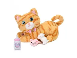 Інтерактивна іграшка Кішка з кошенятами, WToys (руда) - мініатюра 3