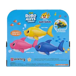 Інтерактивна іграшка для ванни Robo Alive Junior Mommy Shark (25282P) - мініатюра 6