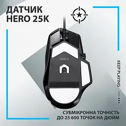 Миша Logitech G502 X Black (910-006138) - мініатюра 7